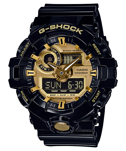 GA710GB-1A | Analog-Digital Black Men's Watch G-SHOCK | CASIO