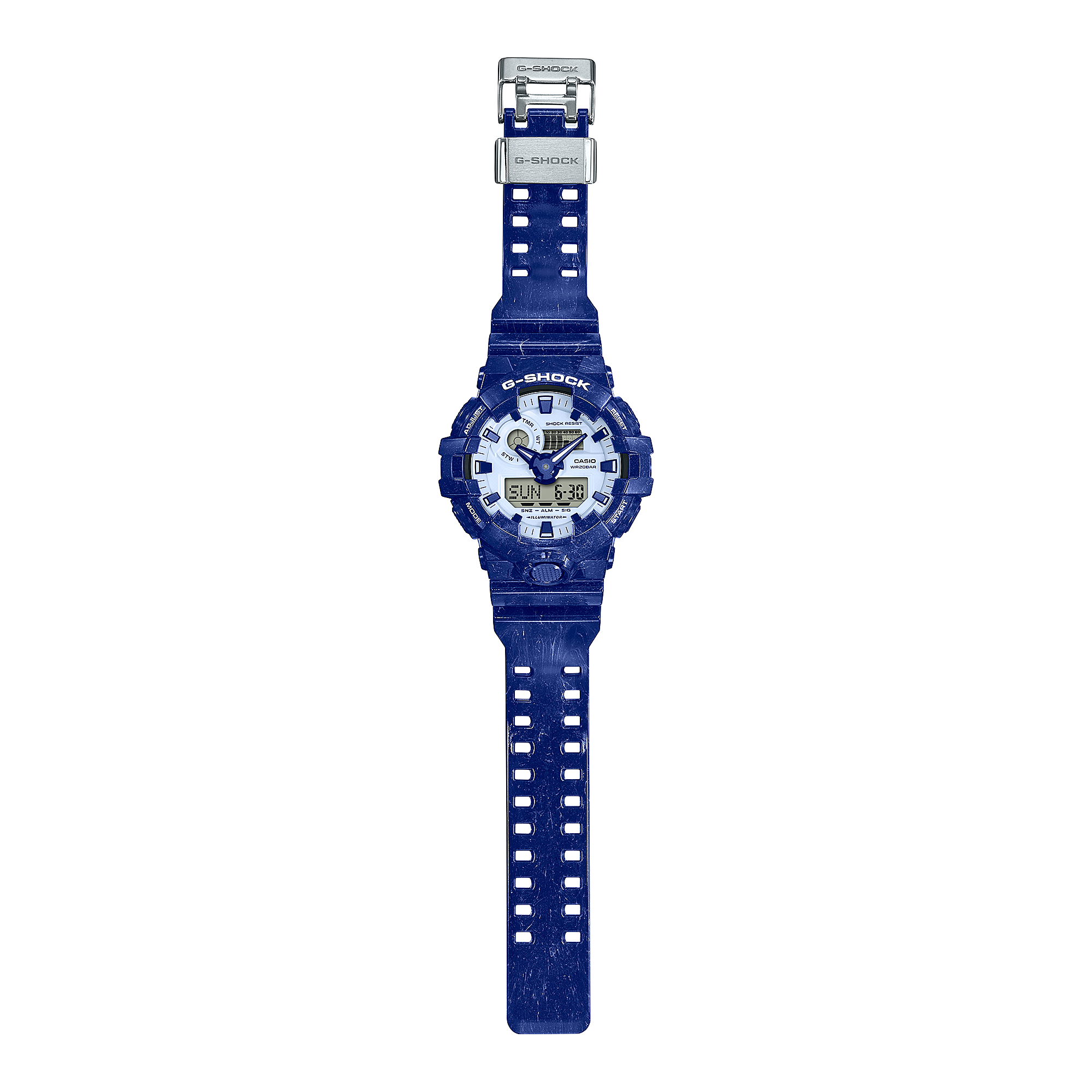 GA700BWP-2A | G-SHOCK ANALOG-DIGITAL Blue, Light blue | CASIO