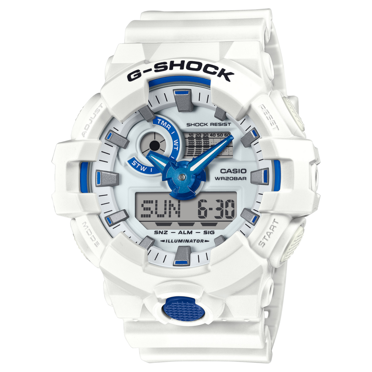 GA700HDS-7A | G-SHOCK ANALOG-DIGITAL White | CASIO