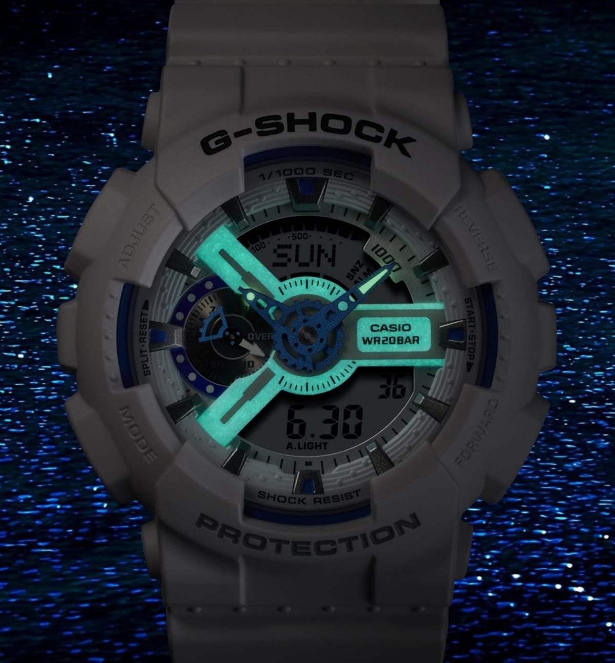 GA110HDS-7A | G-SHOCK ANALOG-DIGITAL White | CASIO