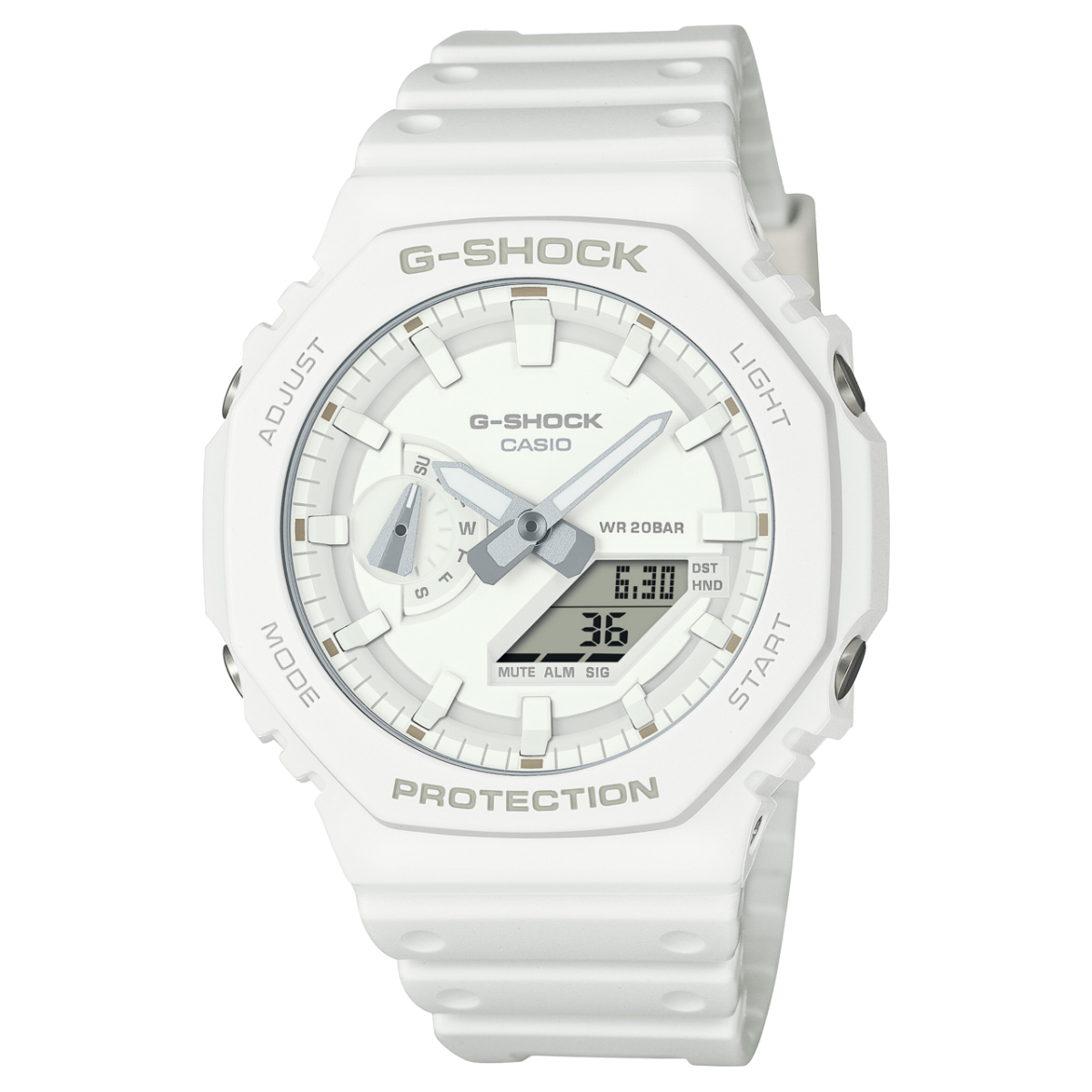 GA2100-7A7 | White Analog-Digital G-SHOCK | Casio G-SHOCK