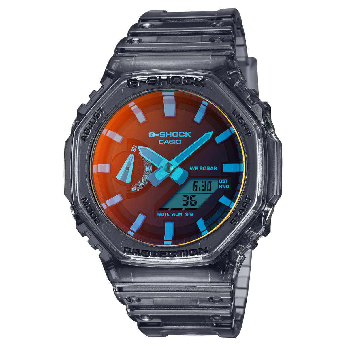 GA-2100TLS-8A | G-SHOCK ANALOG-DIGITAL Gray | CASIO