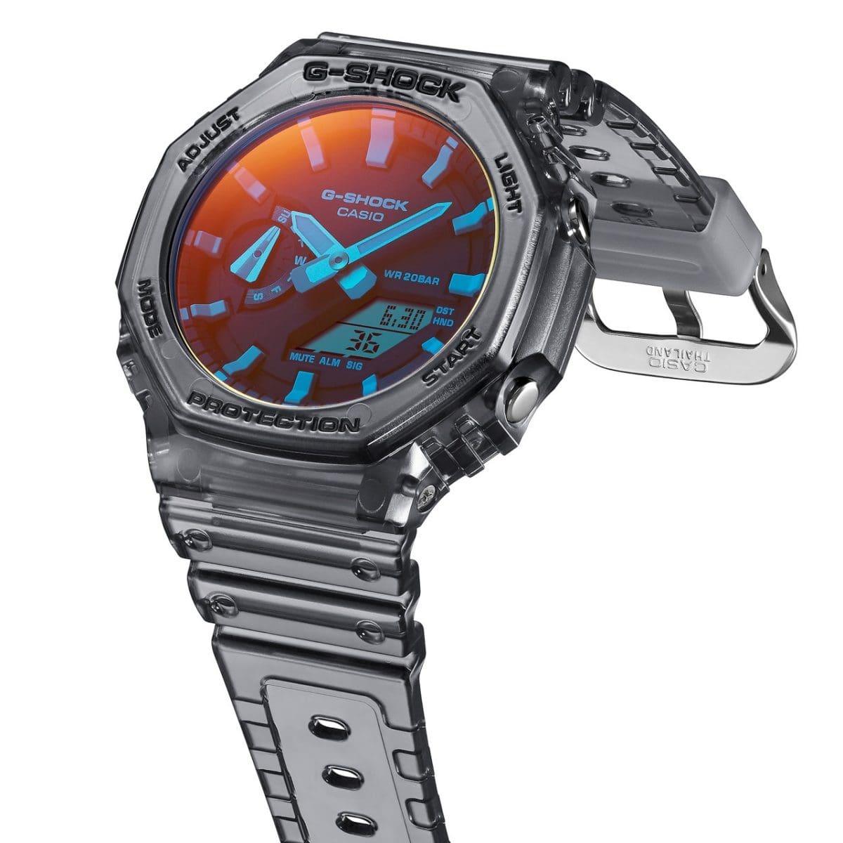 GA-2100TLS-8A | G-SHOCK ANALOG-DIGITAL Gray | CASIO