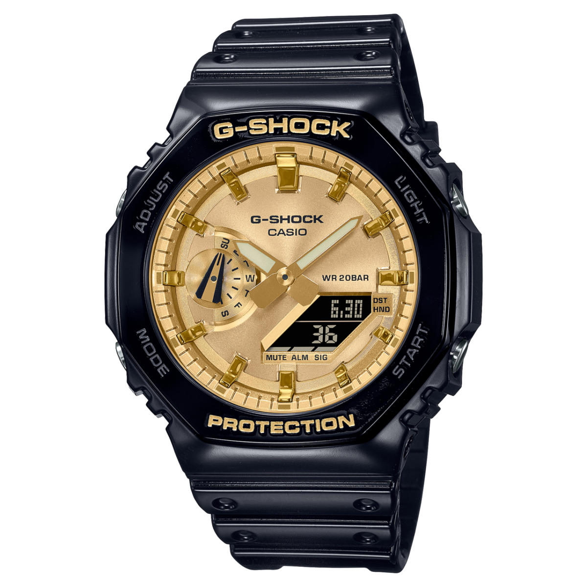 GA2100GB-1A | G-SHOCK 2100 Series Black | CASIO
