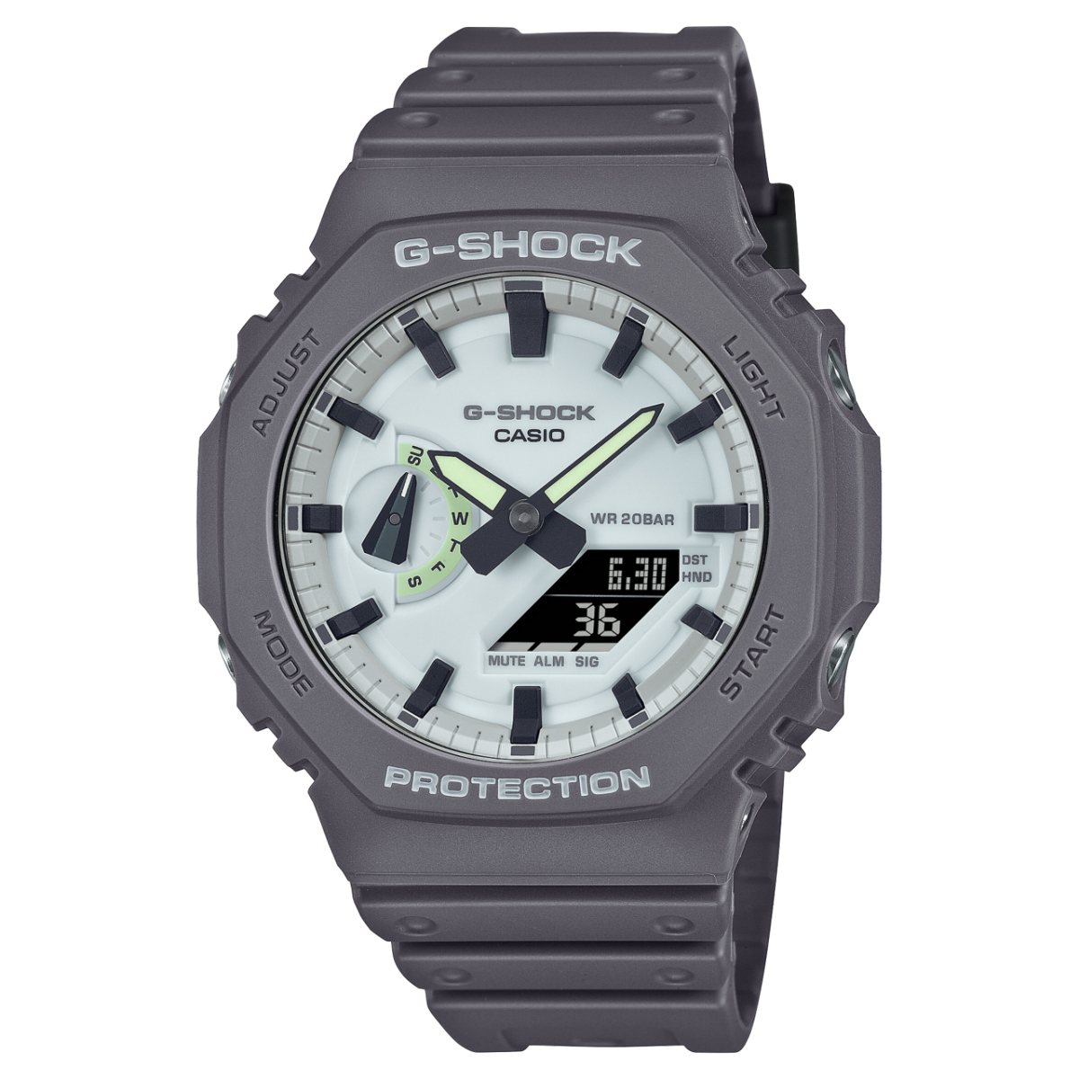 GA2100HD-8A | Luminescent Gray Glow Watch | Casio G-SHOCK