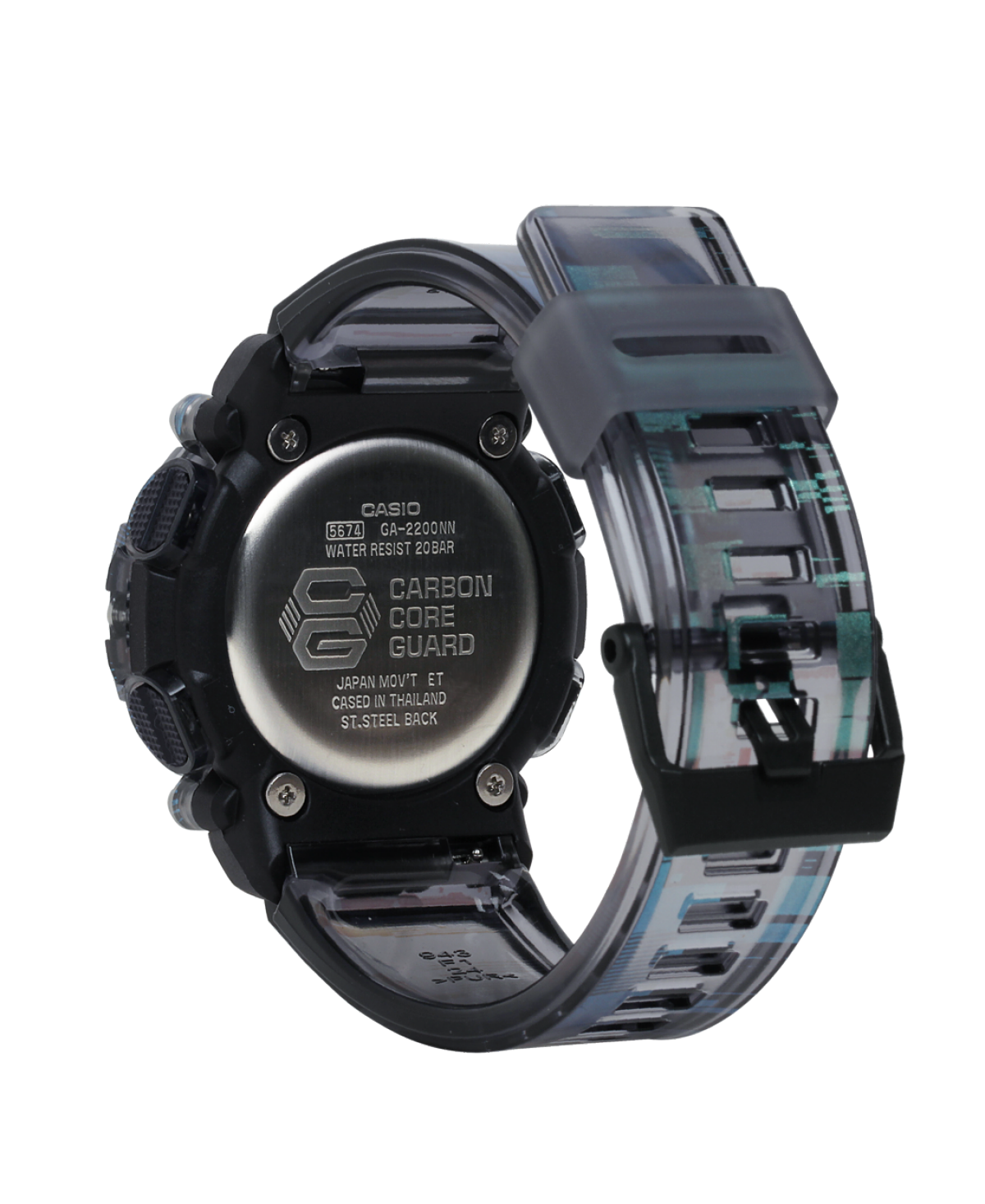 GA2200NN-1A | Transparent Analog-Digital Men's Watch - G-SHOCK | CASIO