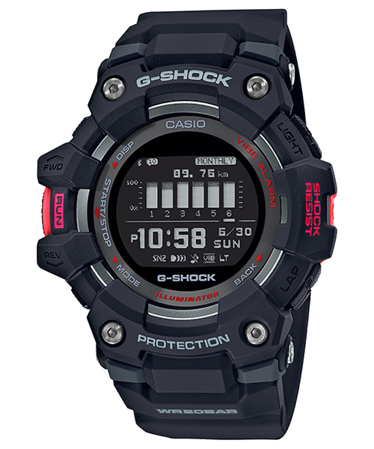 GBD100-1 | Black Metal Sports Men's Watch G-SHOCK | CASIO