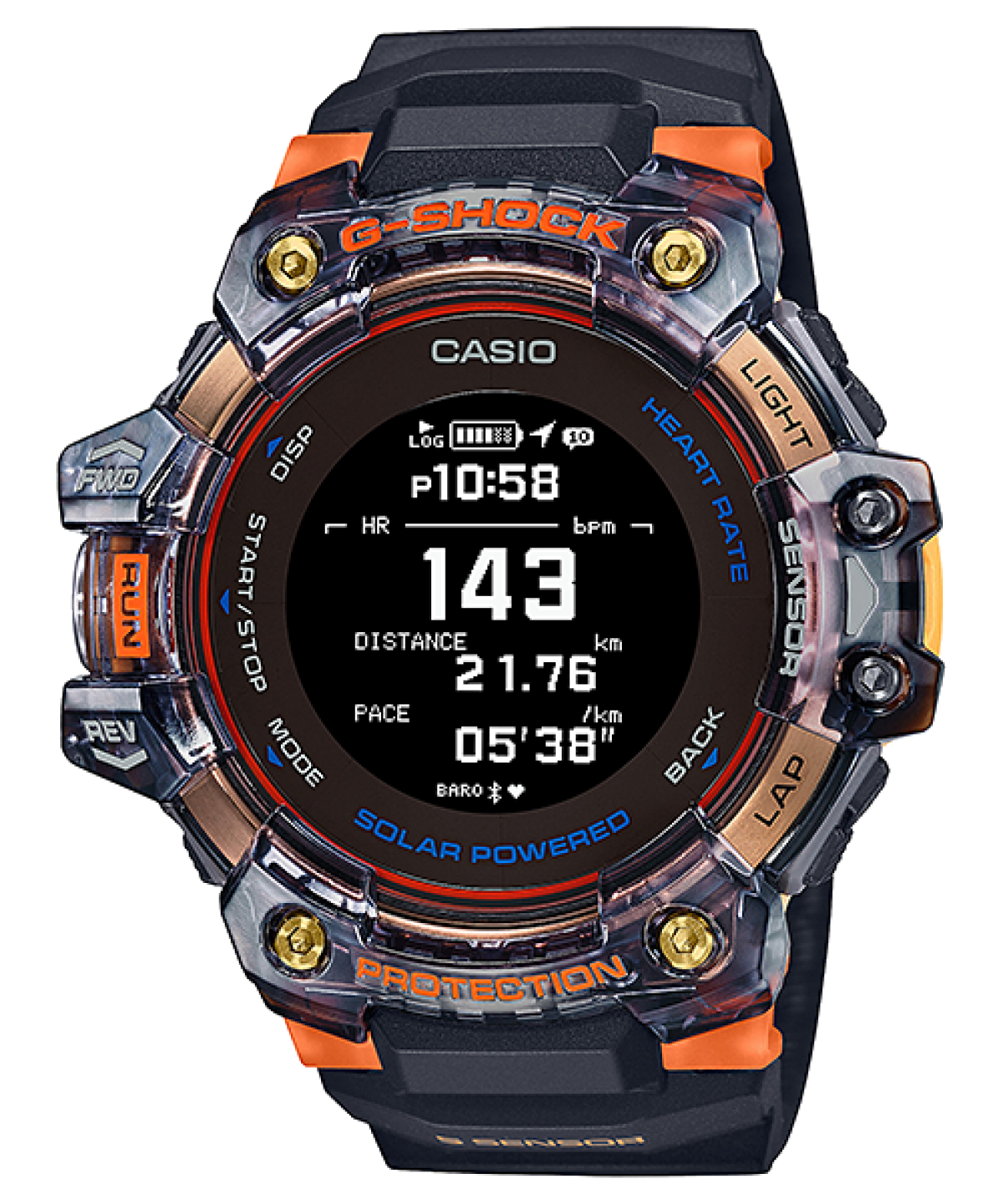 GBDH1000-1A4 | G-SHOCK G-SHOCK MOVE Transparent color | CASIO