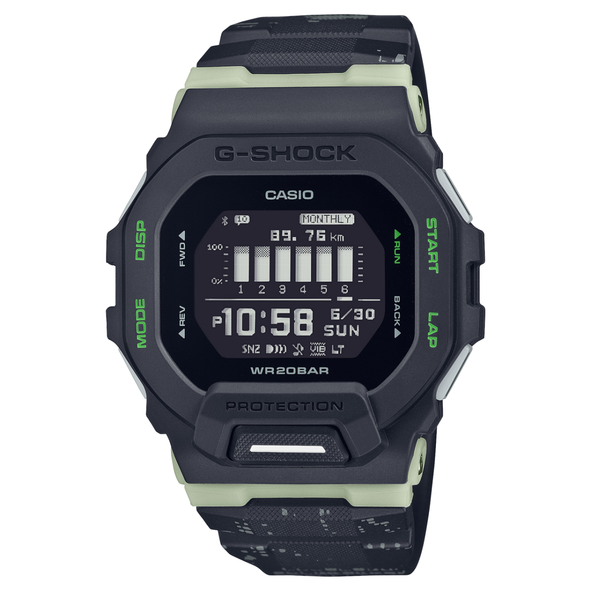 GBD200LM-1 | G-SHOCK G-SHOCK MOVE Black | CASIO