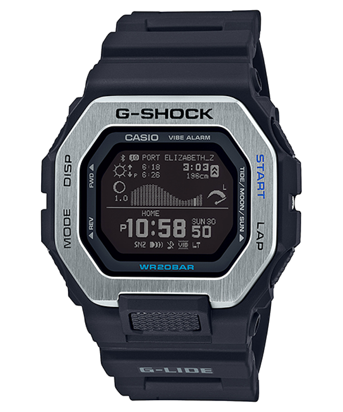 GBX100-1 | G-SHOCK G-LIDE Surf & Tide Watch | Casio G-SHOCK