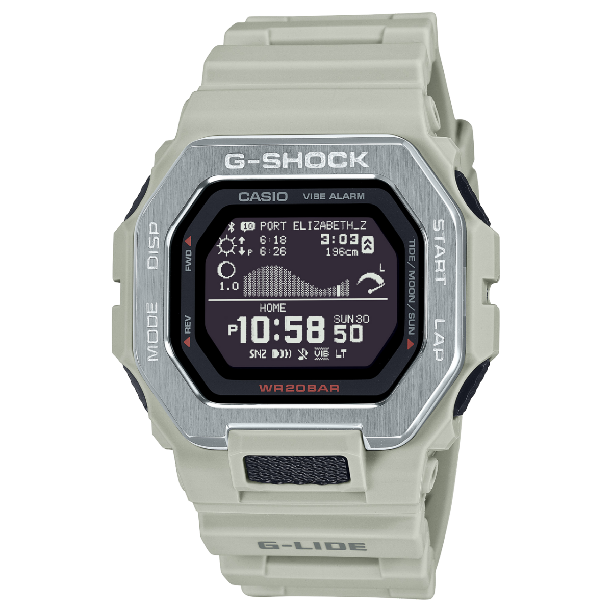 GBX100-8 | G-SHOCK G-LIDE Silver | CASIO
