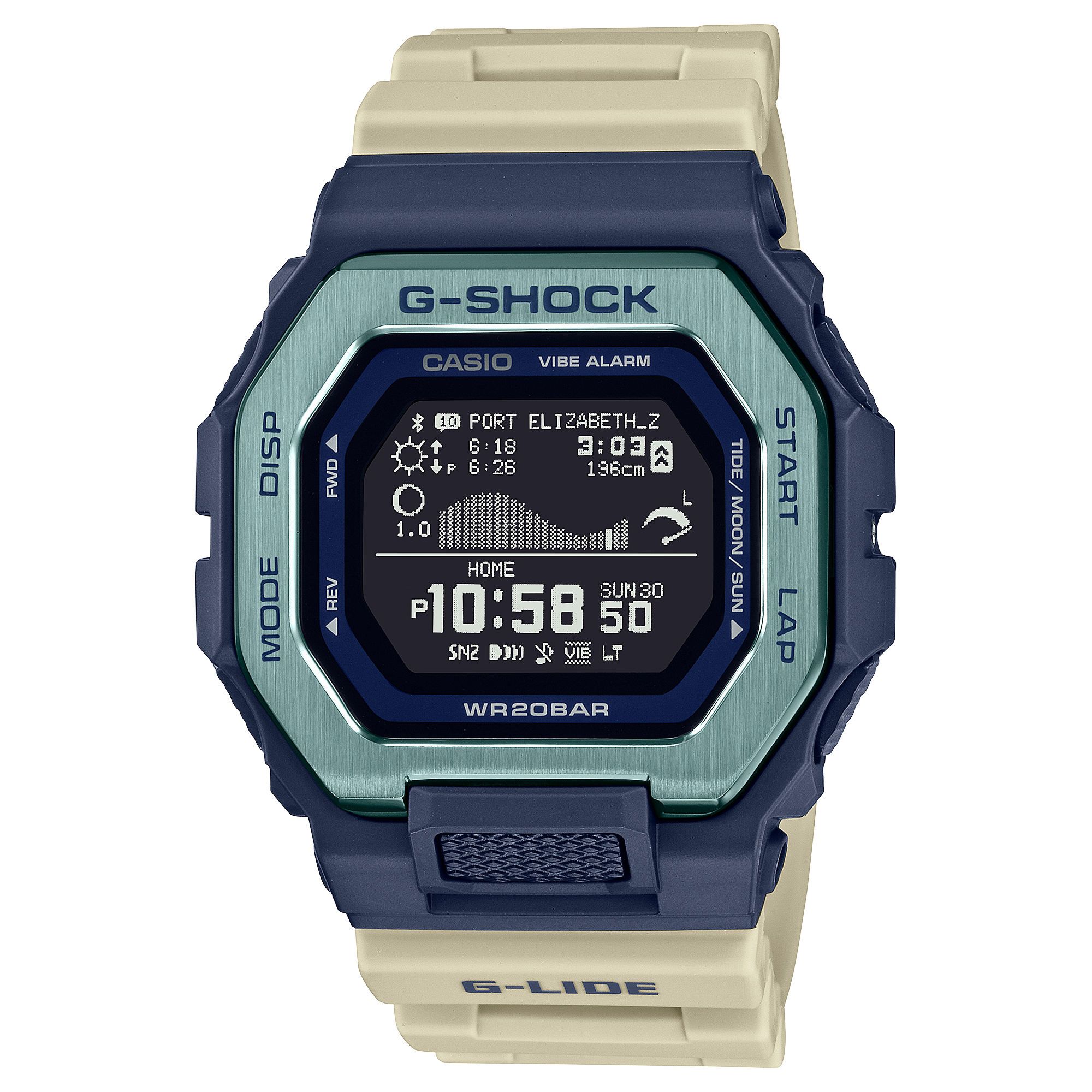 GBX100TT-2 | G-SHOCK G-LIDE Blue, Light blue | CASIO