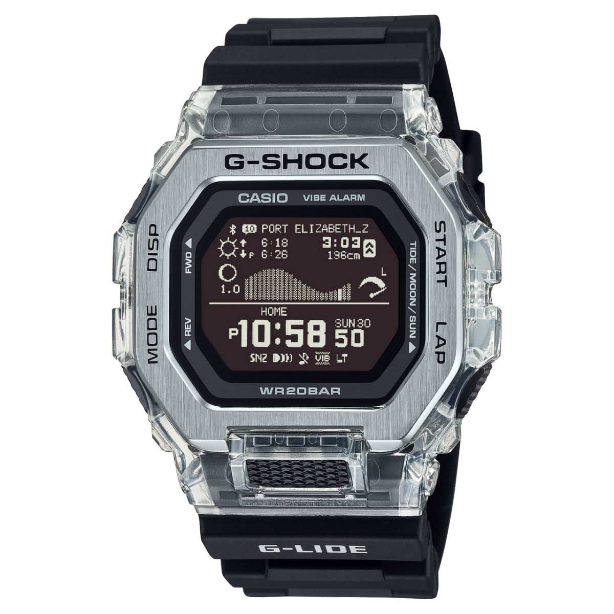 GBX100S-1 | G-SHOCK G-LIDE Silver | CASIO