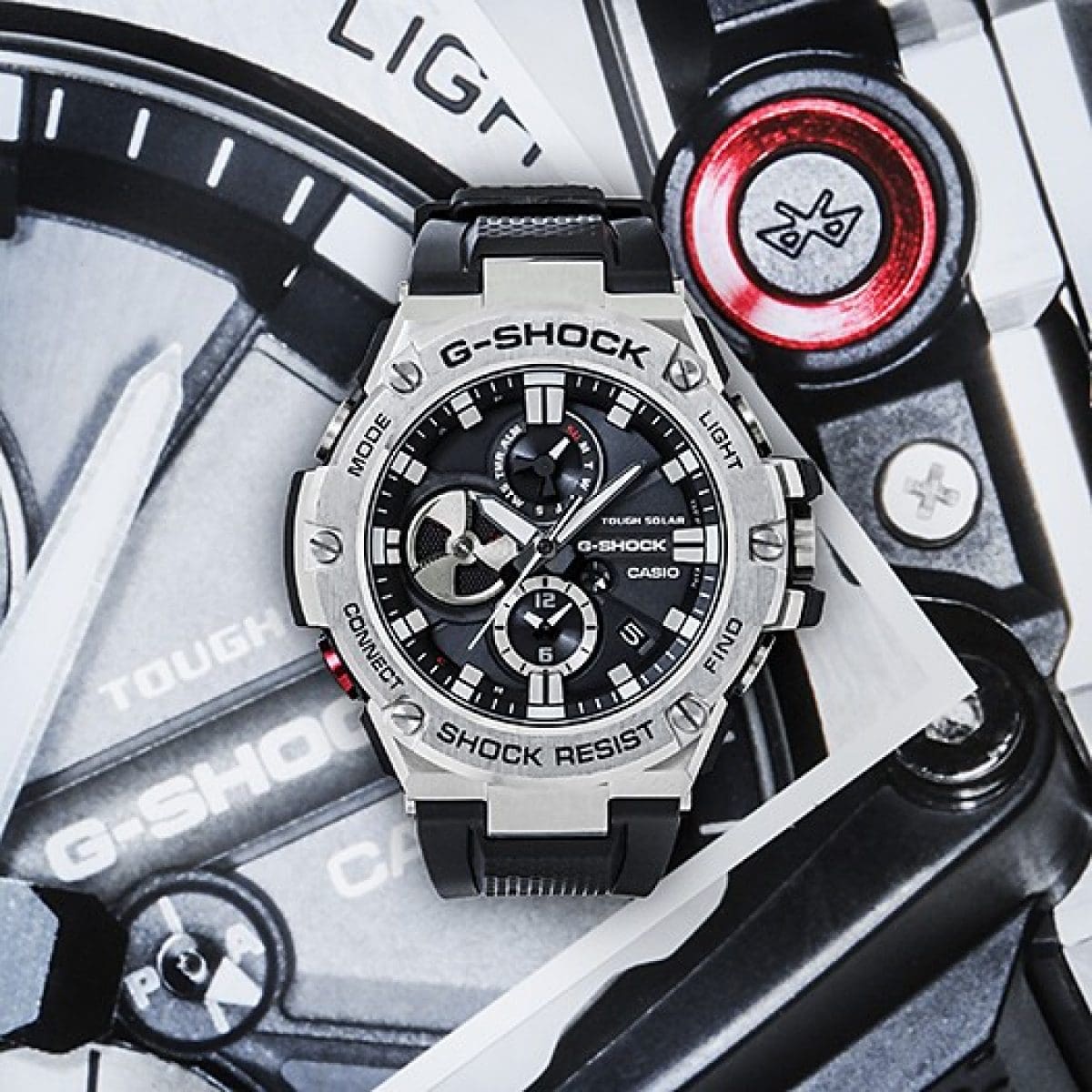 GSTB100-1A | Black G-STEEL Men's Watch G-SHOCK | CASIO