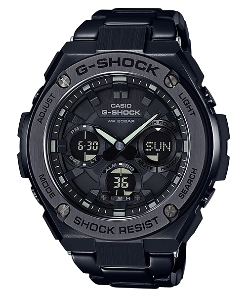 GSTS110BD-1B | Black G-STEEL Men's Watch G-SHOCK | CASIO