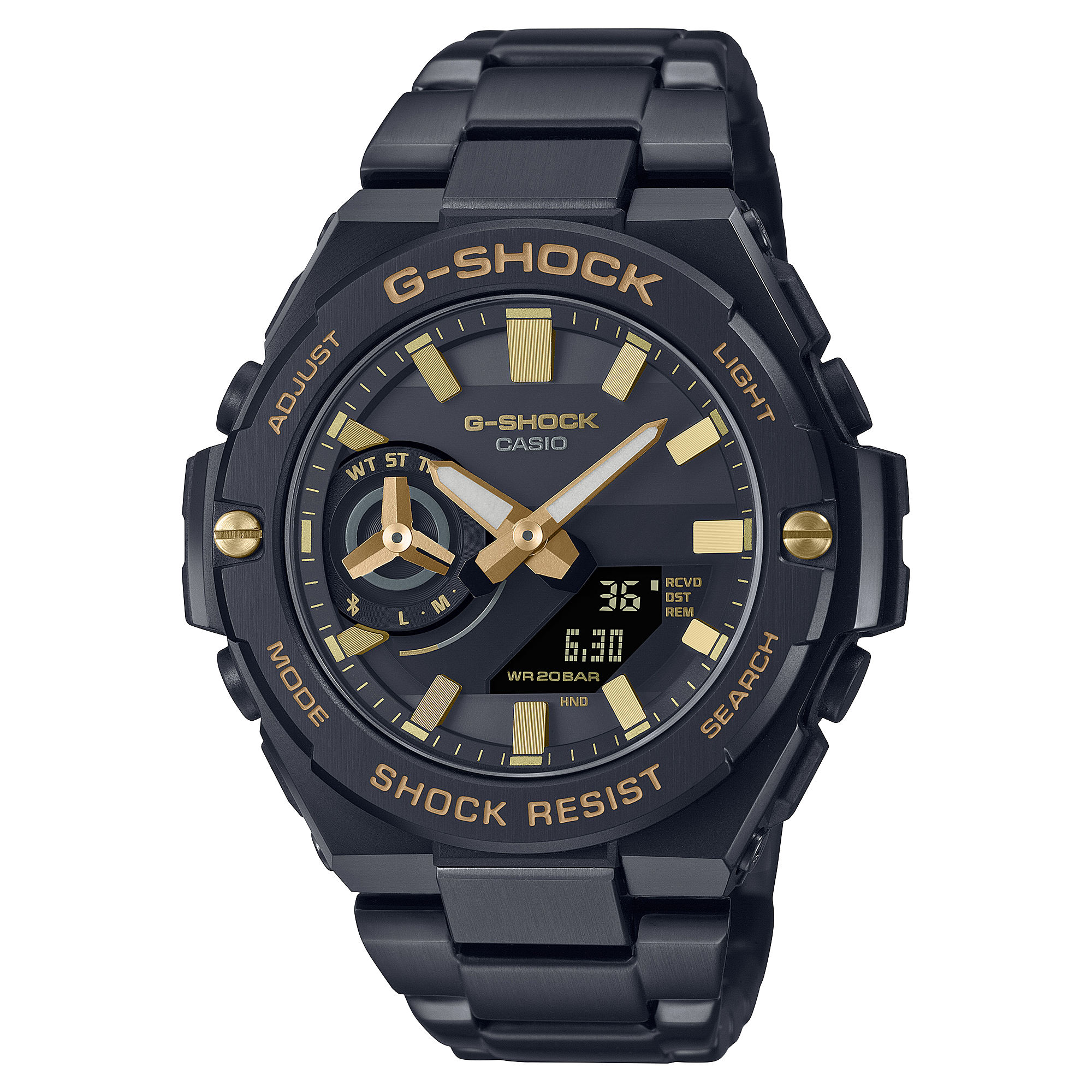 GSTB500BD1A9 | Black G-Steel Watch - G-SHOCK | CASIO