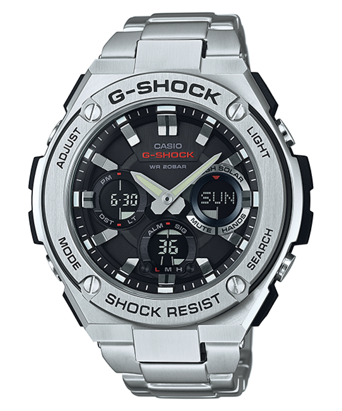 GSTS110D-1A | Silver G-STEEL Men's Watch G-SHOCK | CASIO