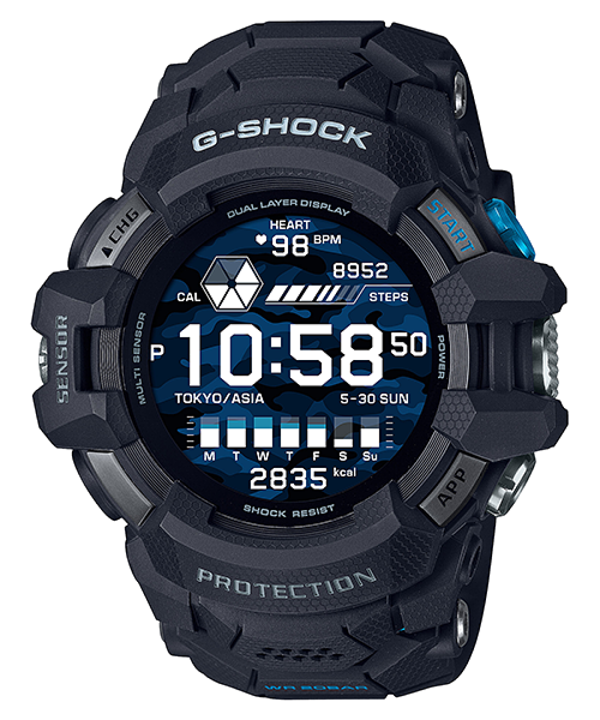 GSWH1000-1 | Black Move Watch - G-SHOCK | CASIO