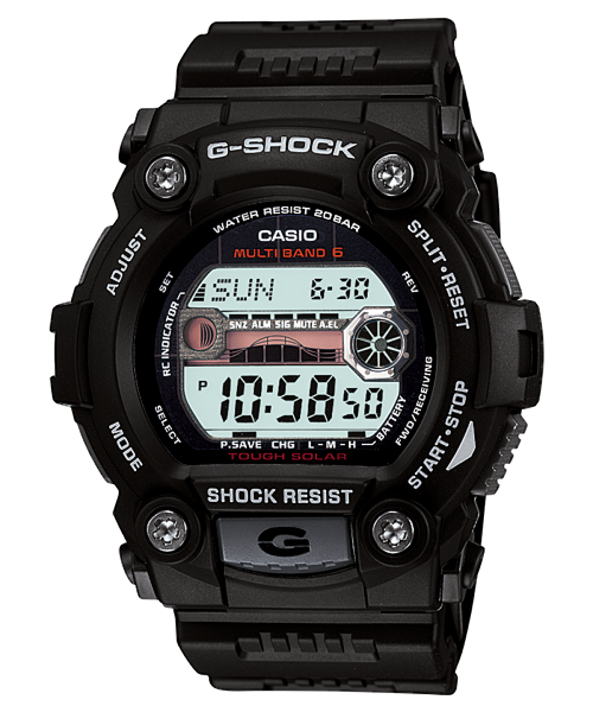 GW7900-1 | Digital Black Men's Watch G-SHOCK | CASIO