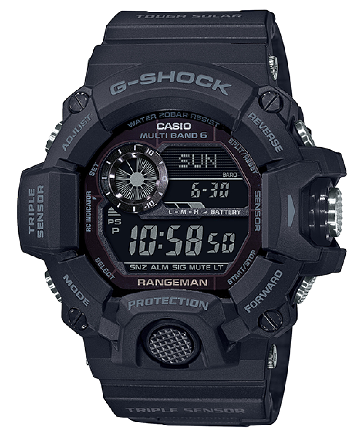 GW9400-1B | Black Men's Watch G-SHOCK | CASIO