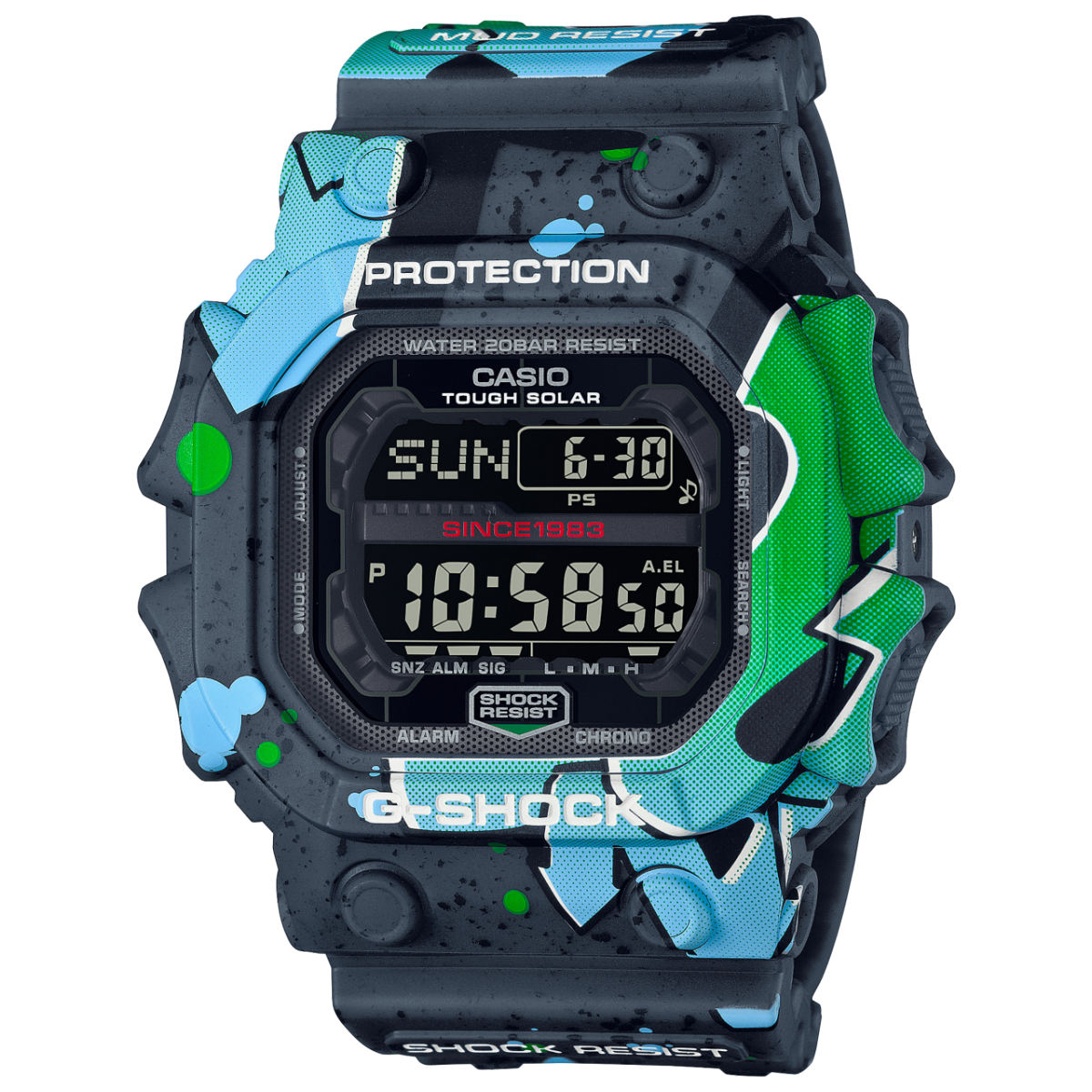 GX56SS-1 | G-SHOCK DIGITAL Black | CASIO