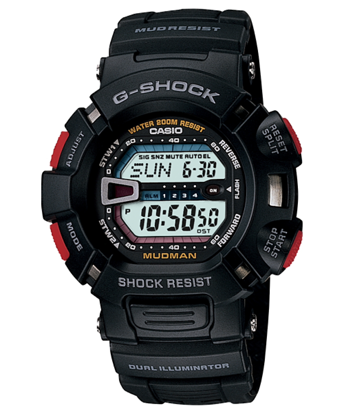 G9000-1V | G-SHOCK MASTER OF G - LAND Black | CASIO