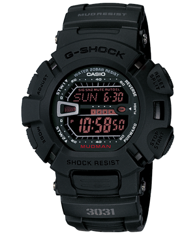 G9000MS-1 | Digital Black Men's Watch G-SHOCK | CASIO