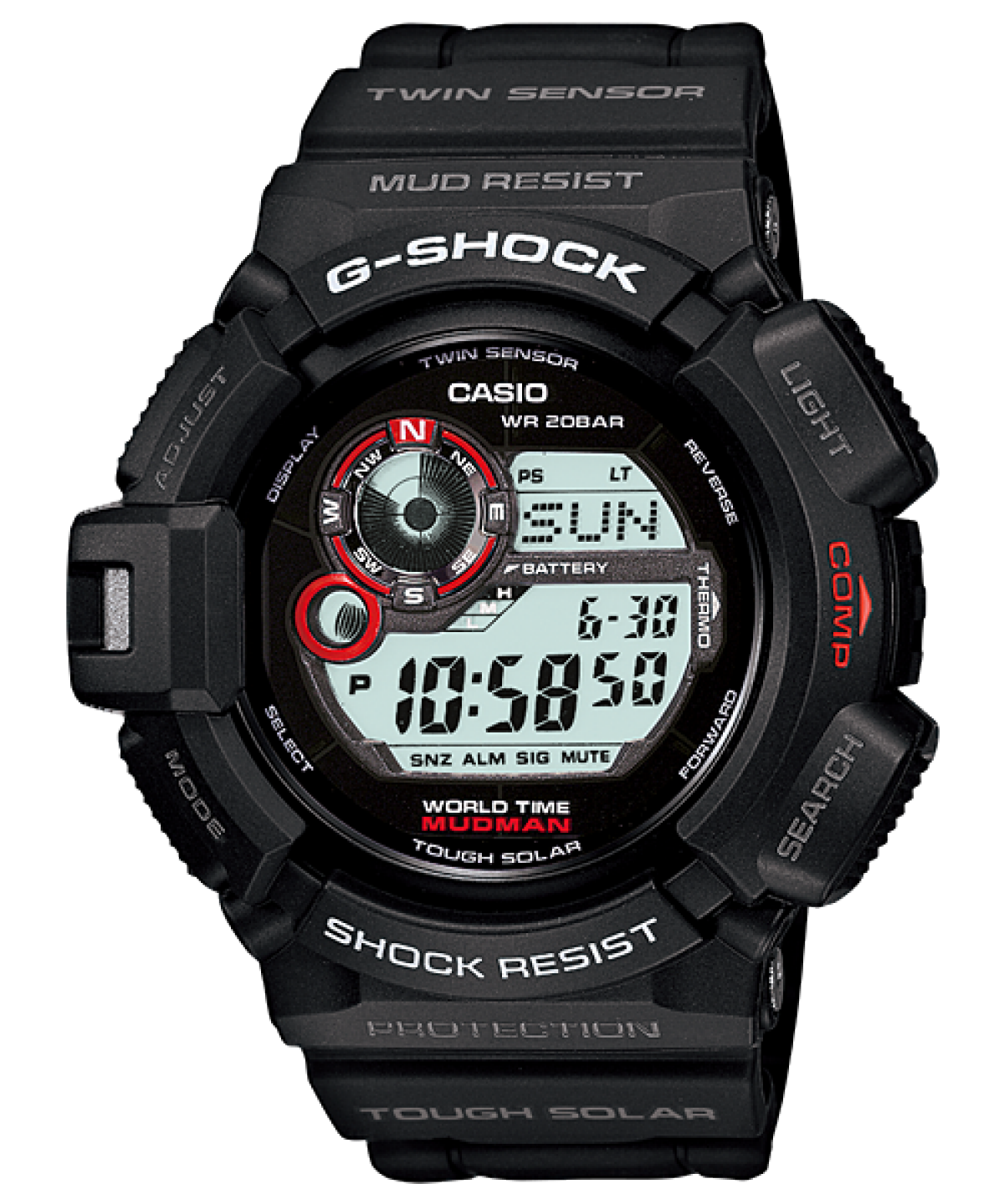 G9300-1 | Black Master of G Men's Watch G-SHOCK | CASIO