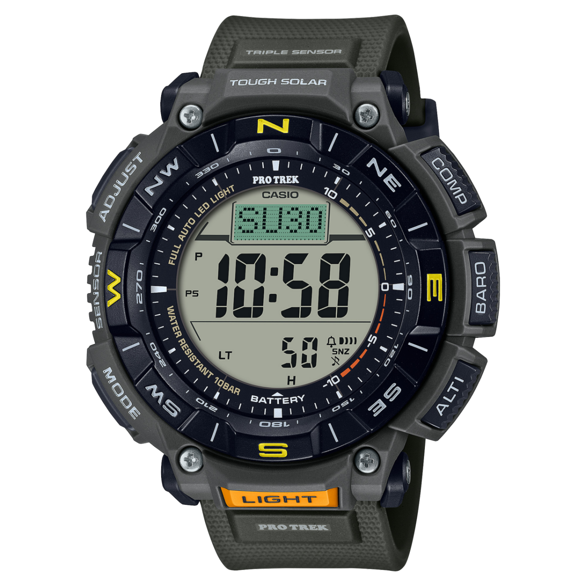 PRG340-3 | Green Watch - PRO TREK | CASIO