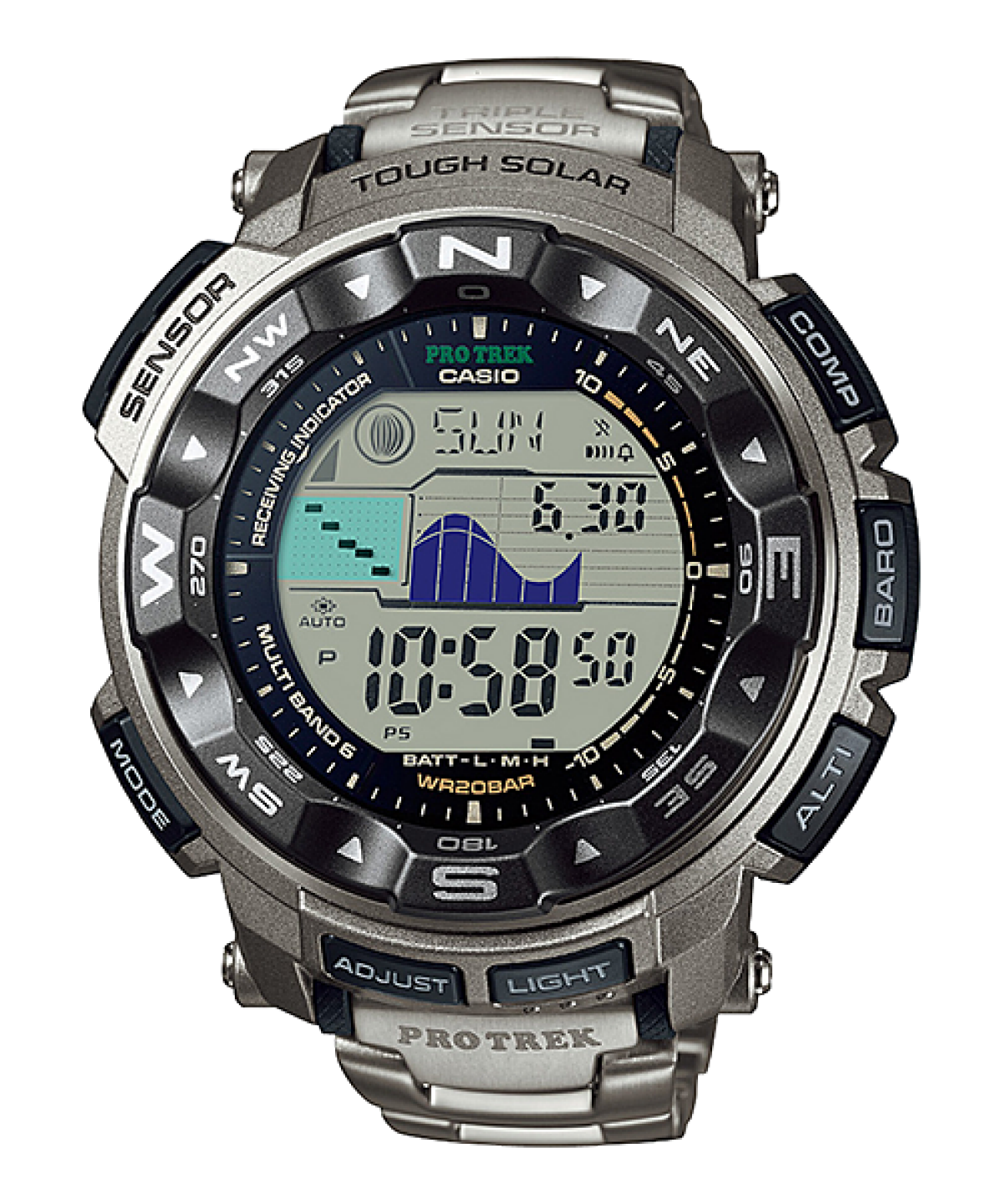PRW2500T-7 | Titanium Watch - PRO TREK | CASIO
