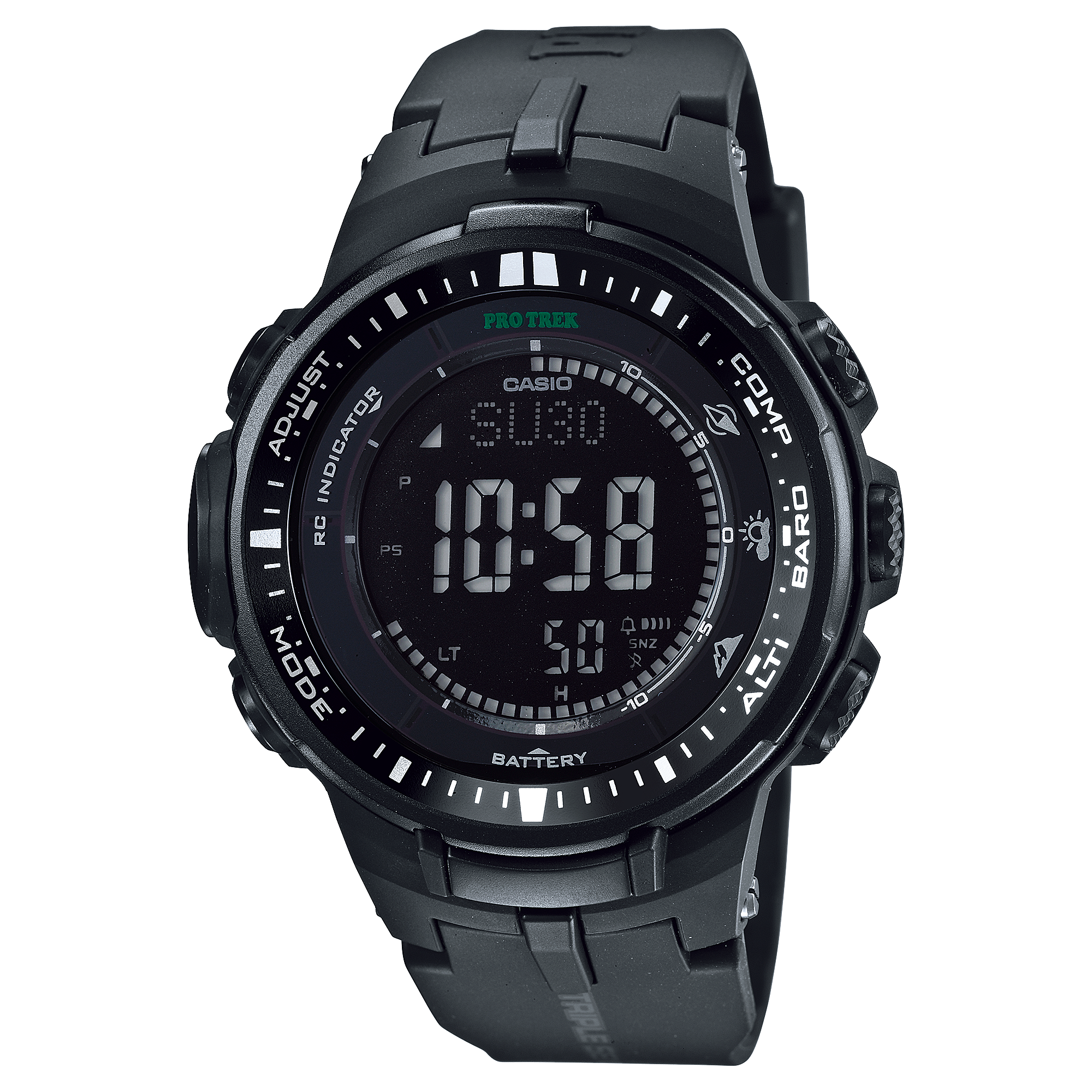 PRW3000-1A | PRO TREK PRW-3000 Series Black | CASIO