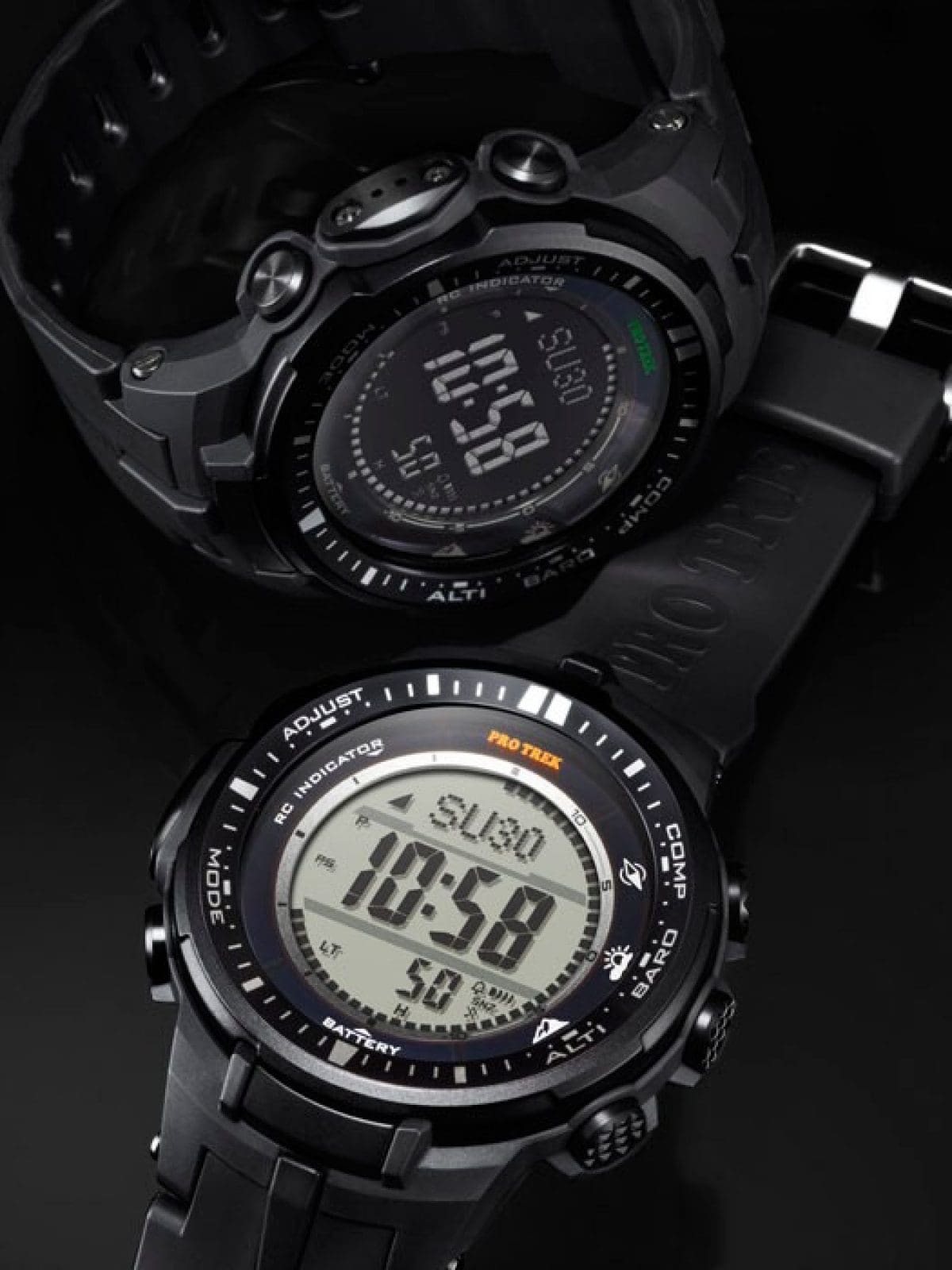 PRW3000-1A | PRO TREK PRW-3000 Series Black | CASIO