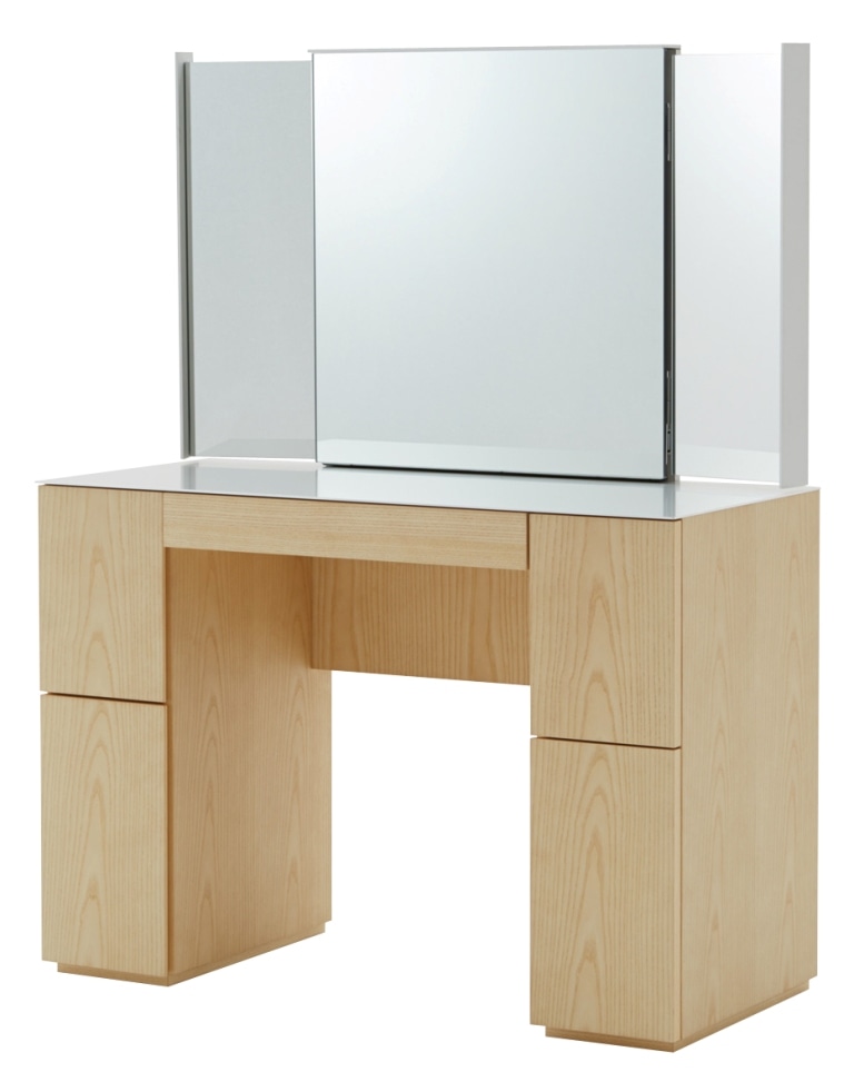 IXC (イクスシー) MAKE UP メイクアップ ドレッサー ﾎﾜｲﾄｱｯｼｭ