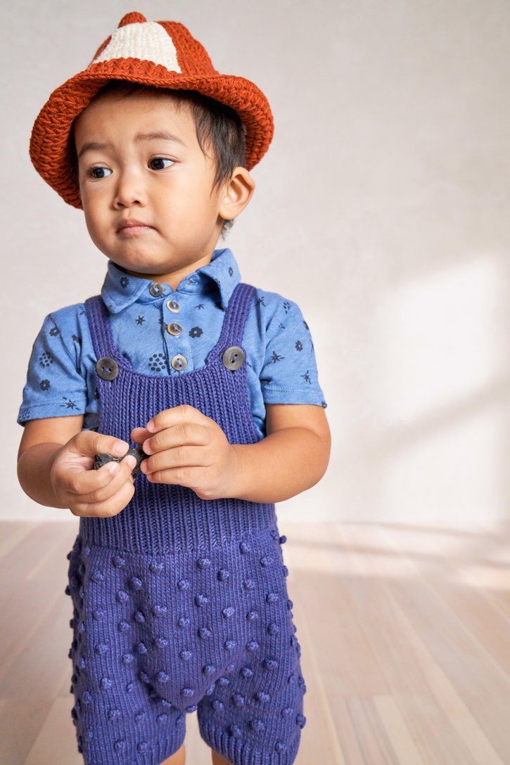 ロンパース・カバーオール misha and puff layette overall 0-6m misha