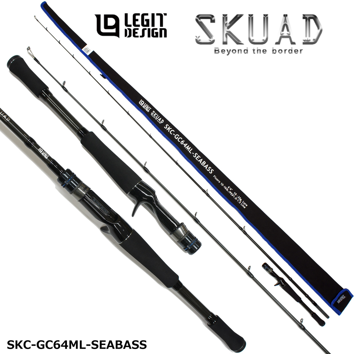 レジットデザイン(LEGIT DESIGN) スクアド (SKUAD) SKC-GC64ML-SEABASS