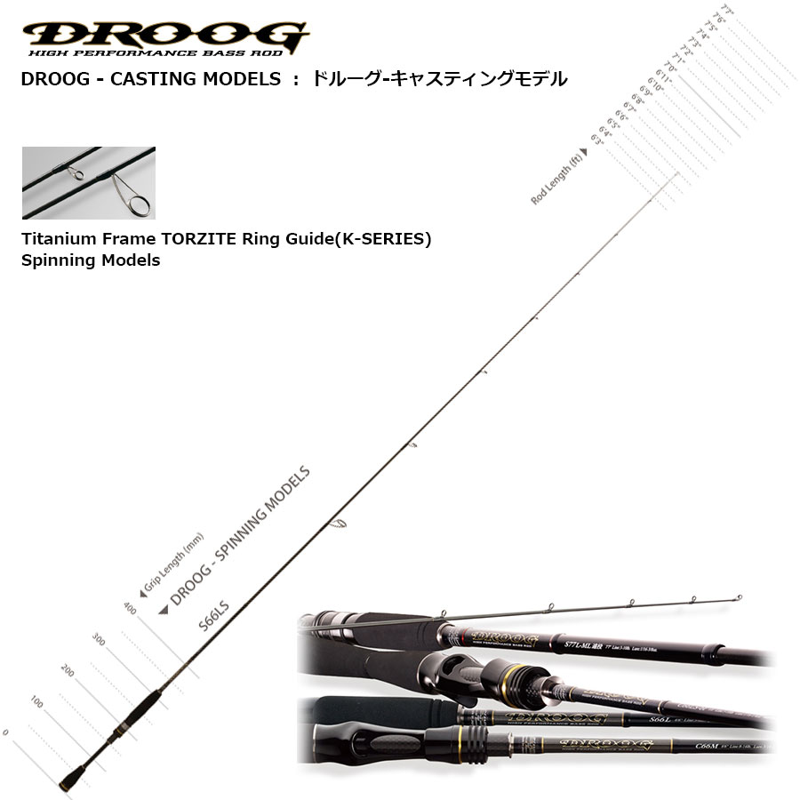 ダイコー(DAIKO) ドルーグS66LS ドルーグ(DROOG) 販売終了 | 激安釣具