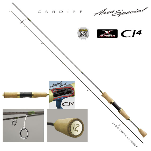 シマノ(SHIMANO) 21 カーディフ AX S60UL-FF カーディフAX[CARDIFF AX