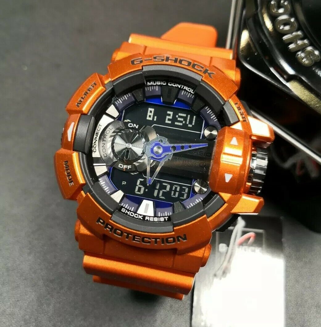 CASIO G-SHOCK G'MIX Bluetooth Watch GShock GBA-400-4B – CB WATCHES