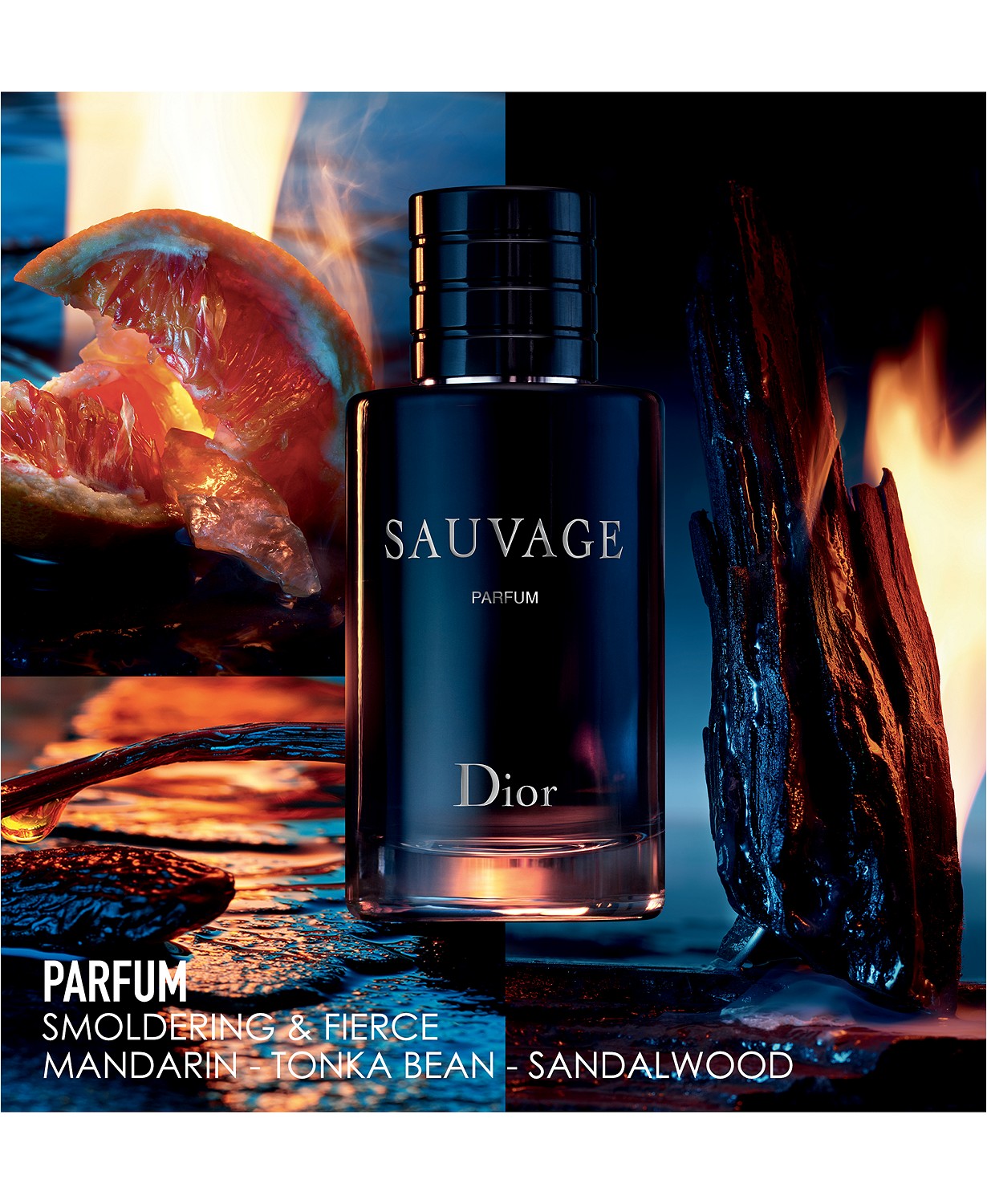 Dior SAUVAGE PARFUM 香水 100ml DIOR SAUVAGE PARFUM By DIOR 3.4 fl