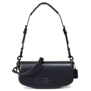 COACH】コーチ レザー ブリー フラップ チェーン ターンロック クロス