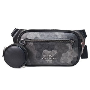 COACH】コーチ コーティングキャンバス スムースレザー シグネチャー