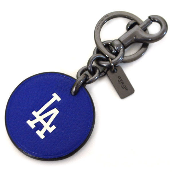 COACH】コーチ ロサンゼルス・ドジャース コラボ レザー キーリング