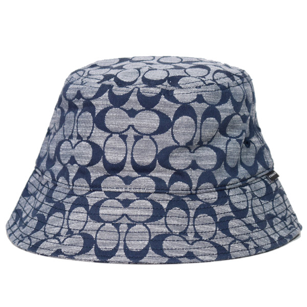 COACH】コーチ コットン シグネチャー バケットハット バケハ サファリ