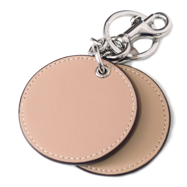 COACH】コーチ スムースレザー C ロゴ ぷっくり ミラー 鏡 バッグ