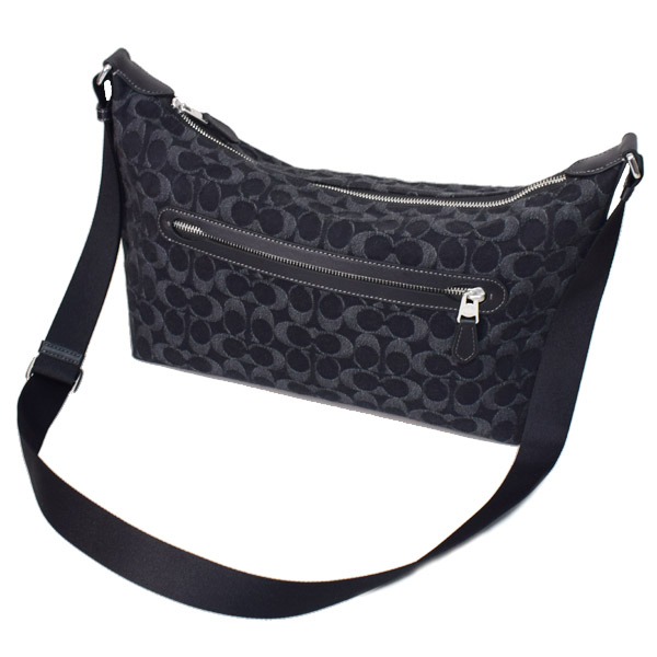 COACH】コーチ バッグ メンズ デニム レザー シグネチャー ロゴ フィン