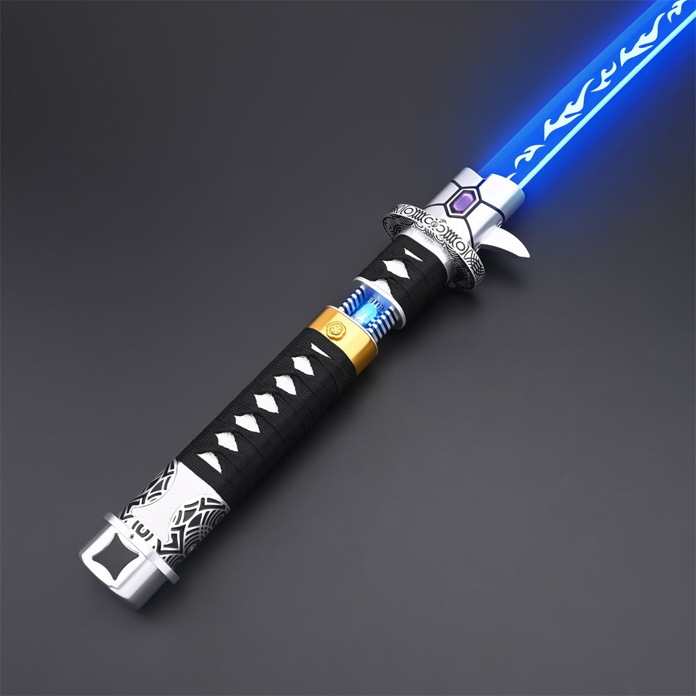 Dark Katana Neopixel Lightsaber - Samurai Inspired with Scabbard