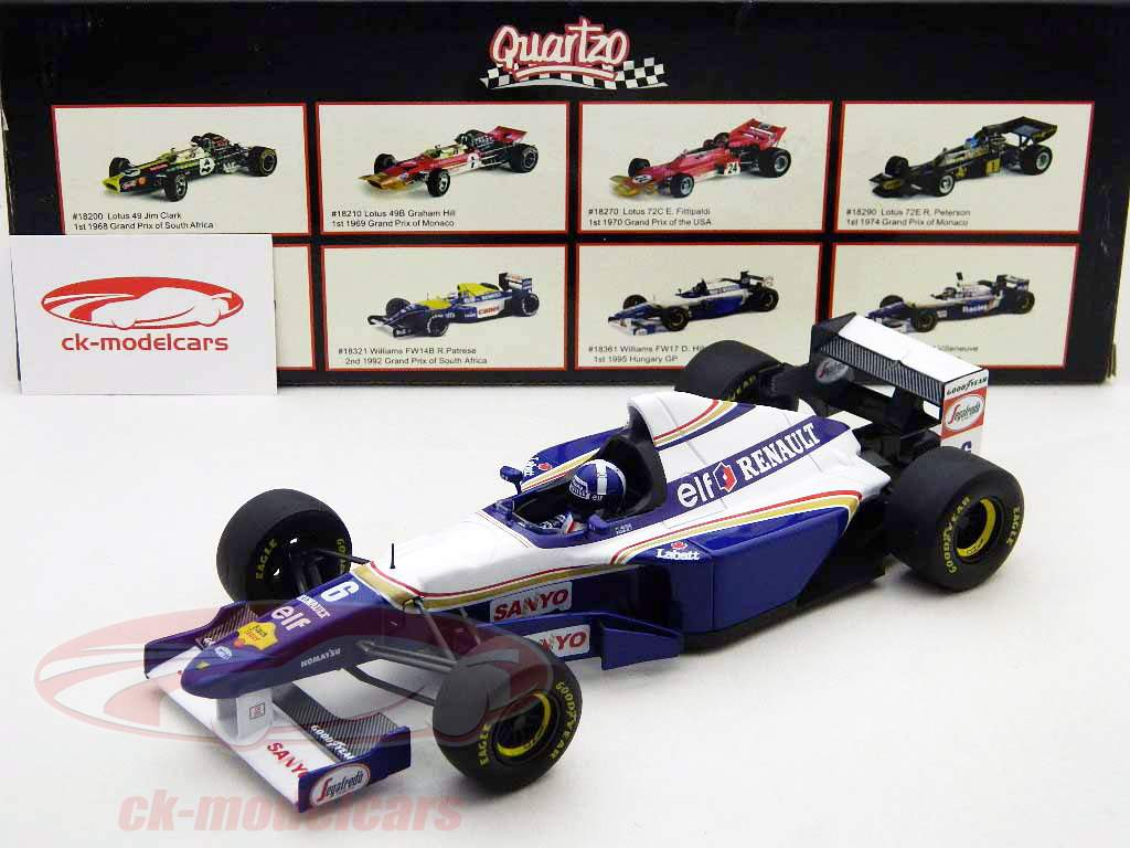 カスタム品 Quartzo 1/18 ウイリアムズ FW17 優勝車 Yahoo