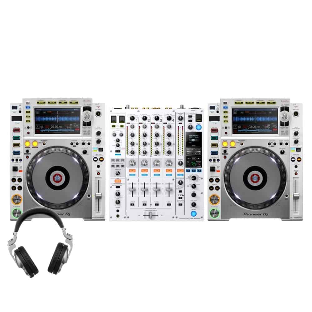Verhuur Pioneer set CDJ2000 NXS2 Wit - CelebrationEvents