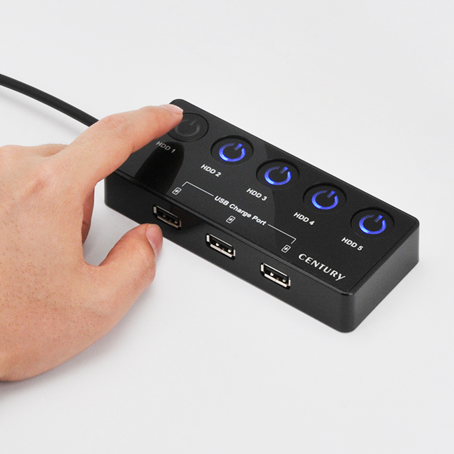 販売終了】 裸族のカプセルホテル5BAY (CRCH535U3ISC) ハードディスク