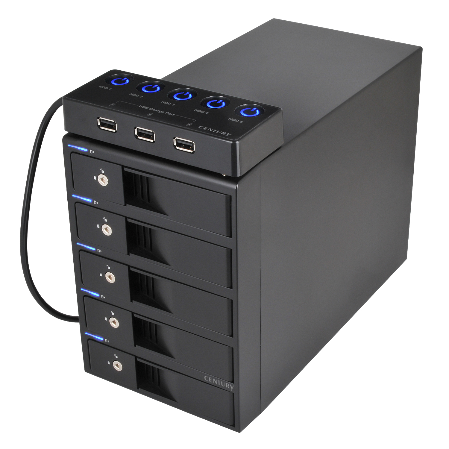 裸族のカプセルホテル 5Bay V2 (CRCH535U3ISC2) ハードディスク（HDD